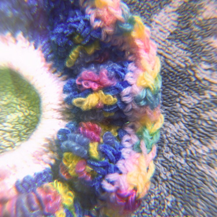 Pastel Princess Crochet Hair Scrunchie