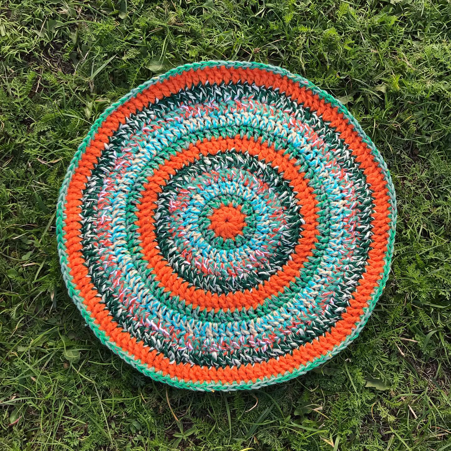 Forest Crochet Decorative Place Mat/Record-Player Dust Cover